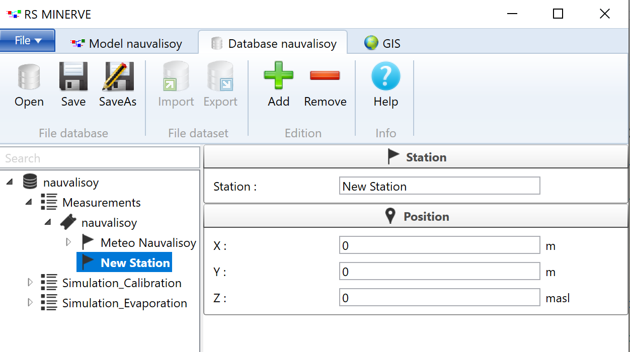 Connect the outflow of the HBV model as simulation result to the comparator.