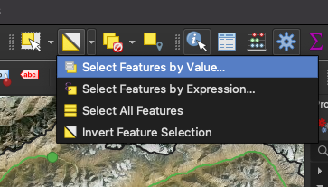 Alternative method to manually edit junctions if many nodes need to be deleted. Step 2: Select features to delete, part 1